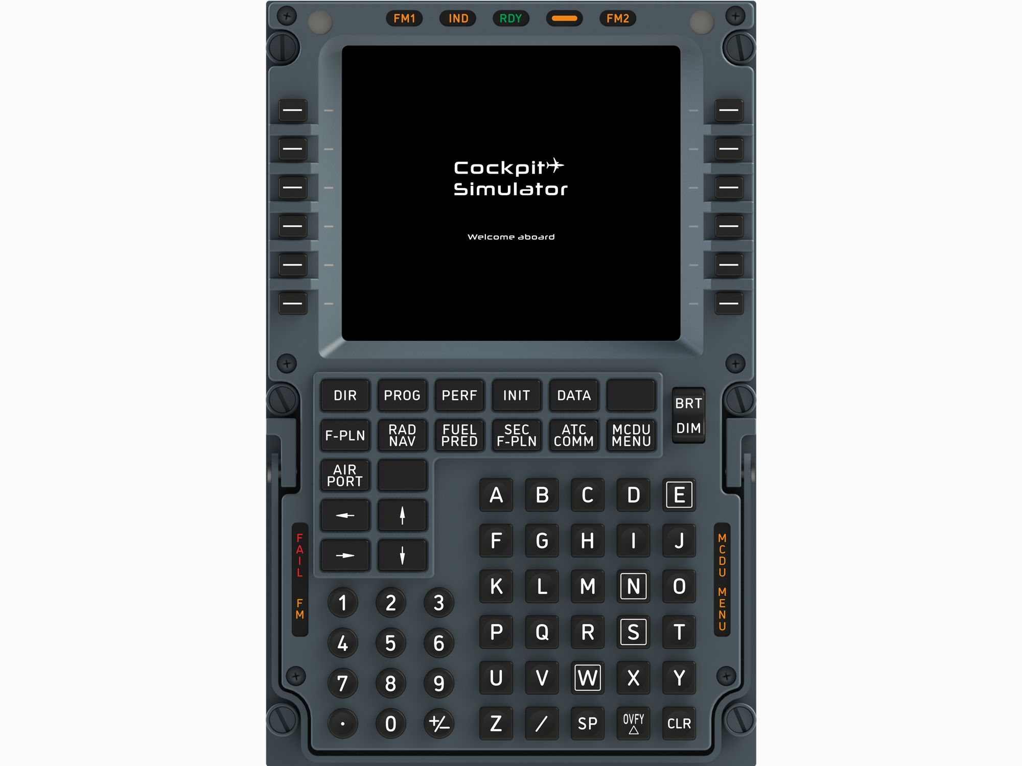 CS 320A MCDU - Cockpit Simulator
